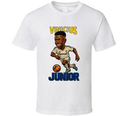 Vinicius Junior Caricature Fan T Shirt