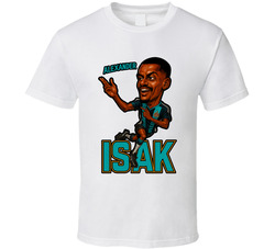 Alexander Isak Caricature Fan T Shirt