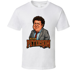 Norm Peterson Cheers Tv Series Caricature Fan T Shirt