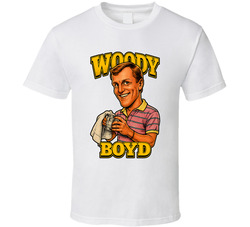Woody Boyd Cheers Tv Series Caricature Fan T Shirt