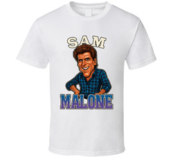 Sam Malone Cheers Tv Series Caricature Fan T Shirt