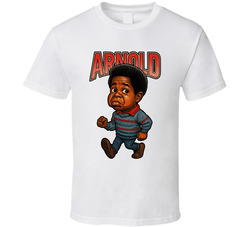 Arnold Jackson Diff'rent Strokes Tv Series Caricature Fan T Shirt