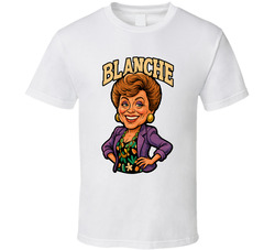 Blanche Devereaux The Golden Girls Tv Series Caricature Fan T Shirt