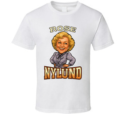 Rose Nylund The Golden Girls Tv Series Caricature Fan T Shirt