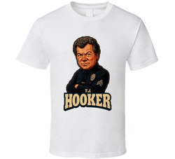 T.j. Hooker Tv Series Caricature Fan T Shirt