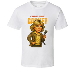 Christine Cagney Cagney And Lacey Tv Series Caricature Fan T Shirt