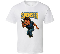 Spenser Spenser For Hire Tv Series Caricature Fan T Shirt