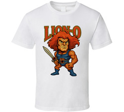 Lion-o Thundercats Cartoon Series Caricature Fan T Shirt