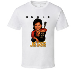 Uncle Jesse Full House Tv Series Caricature Fan T Shirt