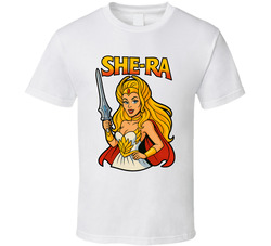 She-ra Princess Of Power Cartoon Series Caricature Fan T Shirt