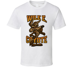 Wile E. Coyote Cartoon Series Caricature Fan T Shirt