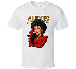 Alexis Colby Dynasty Tv Series Caricature Fan T Shirt