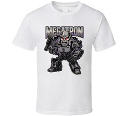 Megatron Transformers Cartoon Series Caricature Fan T Shirt