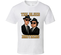 The Blues Brothers Fictional Band Caricature Fan T Shirt The Blues Brothers Fictional Band Caricature Fan T Shirt