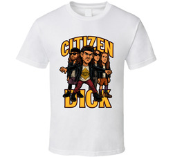 Citizen Dick Singles Fictional Band Caricature Fan T Shirt Citizen Dick Singles Fictional Band Caricature Fan T Shirt