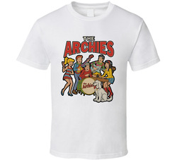The Archies Fictional Band Caricature Fan T Shirt