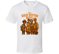 The Soggy Bottom Boys O Brother, Where Art Thou Fictional Band Caricature Fan T Shirt
