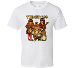 The Shaggs Fictional Band Caricature Fan T Shirt The Shaggs Fictional Band Caricature Fan T Shirt