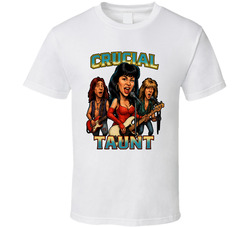 Crucial Taunt Wayne's World Fictional Band Caricature Fan T Shirt Crucial Taunt Wayne's World Fictional Band Caricature Fan T Shirt