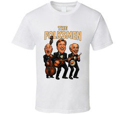 The Folksmen A Mighty Wind Fictional Band Caricature Fan T Shirt The Folksmen A Mighty Wind Fictional Band Caricature Fan T Shirt