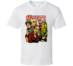 The Misfits Jem And The Holograms Fictional Band Caricature Fan T Shirt The Misfits Jem And The Holograms Fictional Band Caricature Fan T Shirt