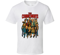 The Commitments Fictional Band Caricature Fan T Shirt The Commitments Fictional Band Caricature Fan T Shirt