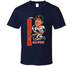 Brent Rooker All Star Baseball Caricature Fan T Shirt
