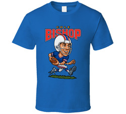 Cole Bishop Football Caricature Fan T Shirt