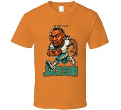 Austin Jackson Football Caricature Fan T Shirt