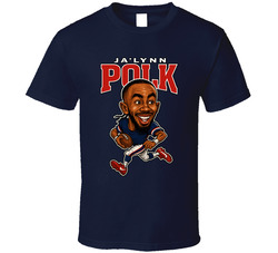 Ja'lynn Polk Football Caricature Fan T Shirt