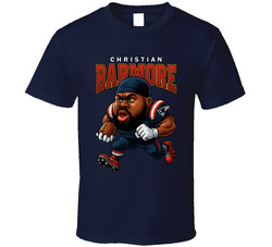 Christian Barmore Football Caricature Fan T Shirt