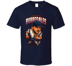 Andres Borregales Football Caricature Fan T Shirt