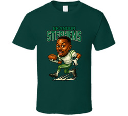 Brandon Stephens Football Caricature Fan T Shirt
