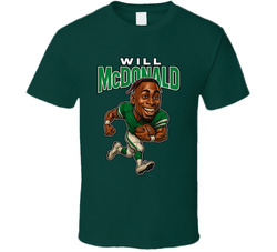 Will Mcdonald Football Caricature Fan T Shirt
