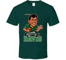 Caden Davis Football Caricature Fan T Shirt