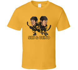 Sidney Crosby And Evgeni Malkin Sid & Geno Hockey Duo Caricatures Fan T Shirt