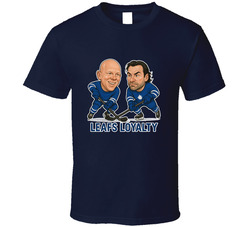 Mats Sudin And Darcy Tucker Leafs Loyalty Hockey Duo Caricatures Fan T Shirt