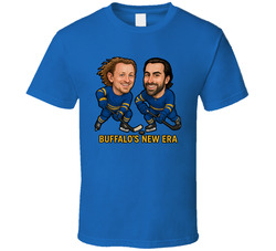 Jack Eichel And Alex Tuch Buffalo's New Era Hockey Duo Caricatures Fan T Shirt