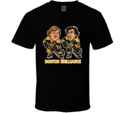 Bobby Orr And Phil Esposito Boston Brilliance Hockey Duo Caricatures Fan T Shirt