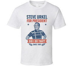 Steve Urkey For President Did I Do That Since 1991 Family Matters Tv Fan T Shirt