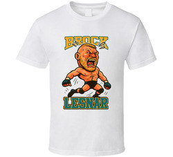 Brock Lesnar Wrestling Fan Caricature T Shirt
