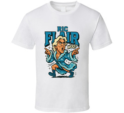 Ric Flair Wrestling Fan Caricature T Shirt