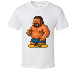 Meng Wrestling Fan Garbage Pail Kids Inspired T Shirt