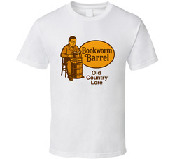 Bookworm Barrel Old Country Lore Parody T Shirt