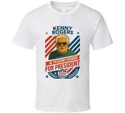 Kenny Rogers For President I'm Kenny Rogers Since 2001 Mad Tv Retro Look Fan T Shirt