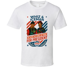 Whiz And Iceman For President Mo' Money Since 1990 In Living Color Tv Retro Look Fan T Shirt