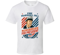 Fire Marshall Bill For President Lemme Show You Somethin' Since 1991 In Living Color Tv Retro Look Fan T Shirt