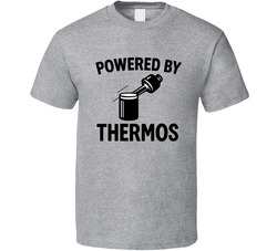 Powered By Thermos Hubie Halloween T Shirt