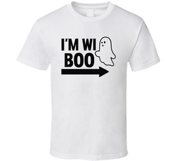 I'm Wi Boo Cute Ghost Hubie Halloween T Shirt