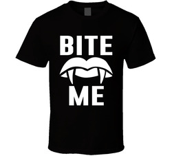 Bite Me Hubie Vampire Teeth Hubie Halloween T Shirt
